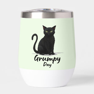 Jour de grumeaux avec chat noir