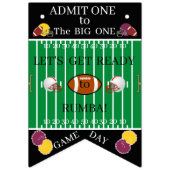 Jour de jeu "LE GRAND UN" Bannière de Bunting (Deuxième drapeau)