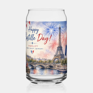 Jour de la Bastille Tour Eiffel Seine feux d'artif