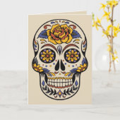 Jour de la carte de voeux morte (Fleur jaune)