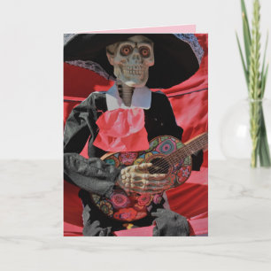 jour de la carte de voeux morte