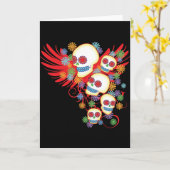 Jour de la carte de voeux morte (Fleur jaune)