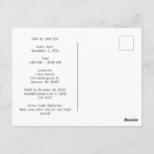 Jour de la carte postale de l'invitation (Dos)