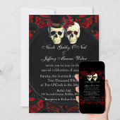 Jour de la Faire-part de mariage de la mariée mort