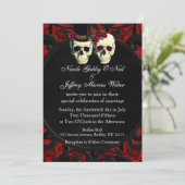 Jour de la Faire-part de mariage de la mariée mort (Debout devant)