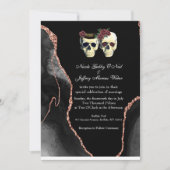 Jour de la Faire-part de mariage de la mariée mort (Devant)