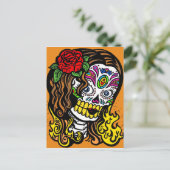 jour de la femme de la carte postale morte (Debout devant)