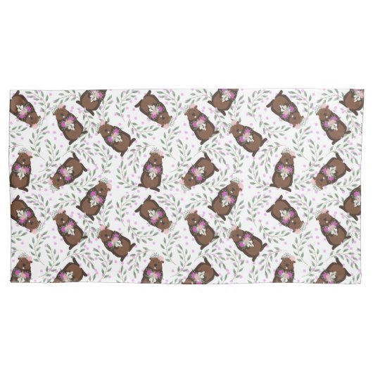 Jour de la marmotte Ensemble de taies d'oreiller (devant-gauche)