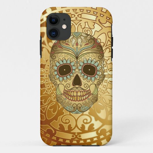 jour de la mort du crâne iphone 5 coque (Dos)