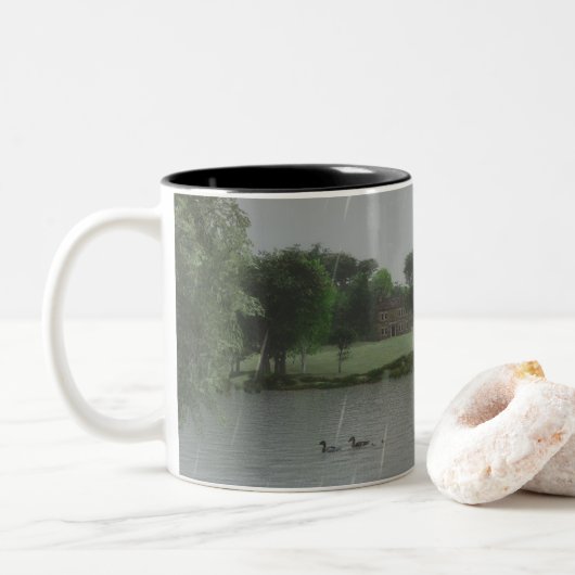 Jour de la pluie au lac Mug (Avec donut)