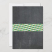 Jour de la Saint Patrick Anniversaire Invitation S (Dos)