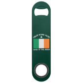 Jour de la Saint-Patrick Drapeau de l'Irlande Nom (Dos)