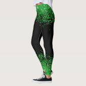 Jour de la Saint Patrick / leggings de la glitteri (Gauche)