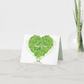 Jour de la Saint-Patrick Mariage irlandais Merci (Dos)