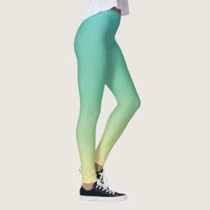 Jour de la Saint Patrick Ombre Vert Jaune Leggings