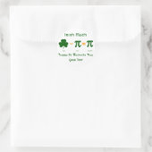 Jour de la Saint Patrick & Pi Day Sticker Étiquett (Sac)