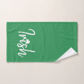 Jour de la Saint Patrick Shamrock irlandais (Serviette à main)