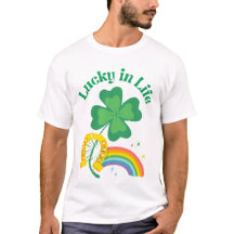 Jour de la Saint Patrick T-shirt chanceux dans la 