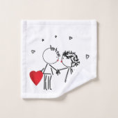 Jour de la Saint Valentin (Gant de toilette)