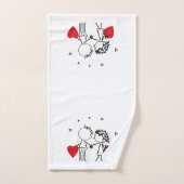 Jour de la Saint Valentin (Serviette à main)