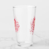 Jour de la Saint-Valentin Tumbler en verre (Droite)