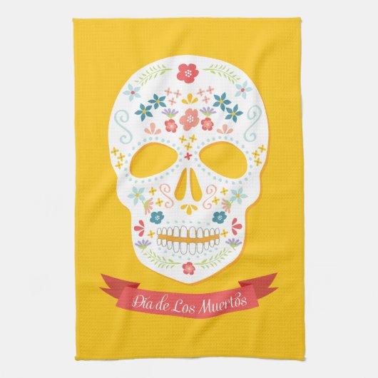 Jour de la serviette de cuisine morte de crâne de (Vertical)