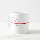 Jour de l'amour Valentines | Mug (Devant gauche)