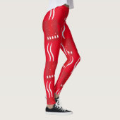 Jour de l'An rouge Leggings (Droite)