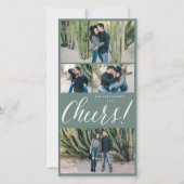 Jour de l'année Cheval Script moderne Carte photo (Devant)