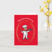 Jour de l'appréciation du chef - Carte du chef mas (Fleur jaune)