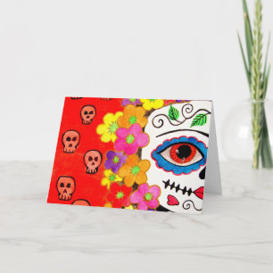 Jour de l'art mort Carte de voeux
