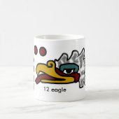 Jour de l'Aztèque à 12 aigle Mug (Centre)