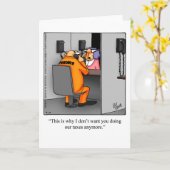 Jour de l'impôt amusant 15 avril Humour Carte de v (Fleur jaune)