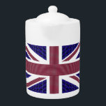 Jour de l'indépendance de la Grande-Bretagne, drap<br><div class="desc">Fête de l'indépendance de la Grande-Bretagne. Ce drapeau de l'ANGLETERRE est fait avec des images de Gemstones : L'arrière - plan bleu sont rectangulaires en forme de Sapphires bleus. Les bandes rouges sont des Rubies rectangulaires. Les étoiles sont des diamants.</div>
