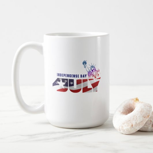 Jour de l'Indépendance | Tasse Classique #15 (Avec donut)