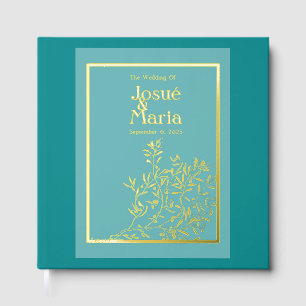 Jour de mariage Gold Foil Guestbook