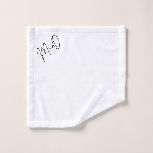 Jour de mariage M+O (Gant de toilette)