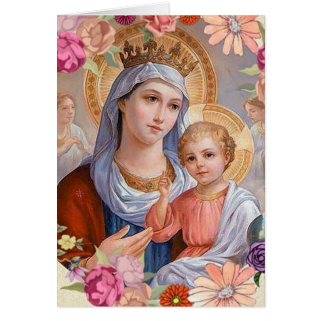 Jour de mères béni par catholique de Vierge Marie (Devant)