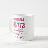 Jour de mères de tasse de café Godmother de tante (Devant gauche)