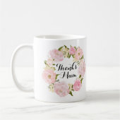 Jour de mères floral de tasse de rose de maman (Gauche)