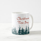 Jour de Noël Café Mug (Devant droit)
