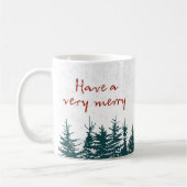 Jour de Noël Café Mug (Gauche)