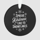 Jour de Noël Étaler la gentillesse Comme les floco (devant)