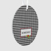 Jour de Noël Plaid Holly Ho Ho Festive (devant)