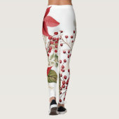 Jour de Noël Poinsettia Leggings (Dos)
