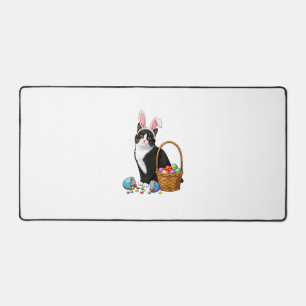 Jour de Pâques Chat Lapin Oreilles Oeufs Graphique