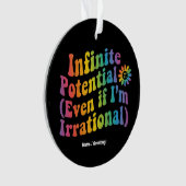 Jour de Pi Irrationnel au Potentiel Infini Rétro M (devant)