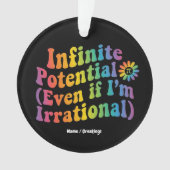 Jour de Pi Irrationnel au Potentiel Infini Rétro M (devant)
