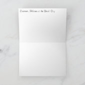 Jour de plage merci ! Carte (Intérieur)