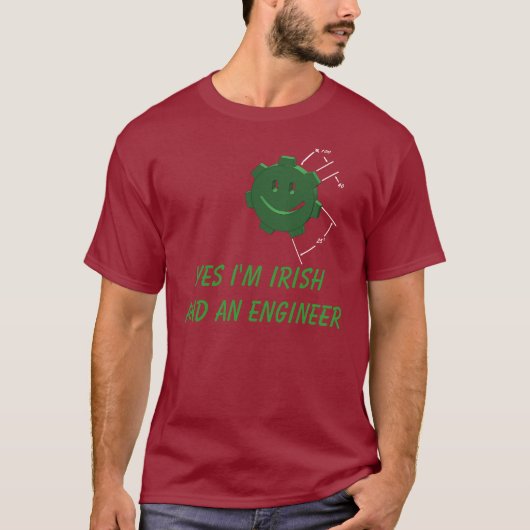 Jour de St Patricks, machinant le T-shirt de (Devant)